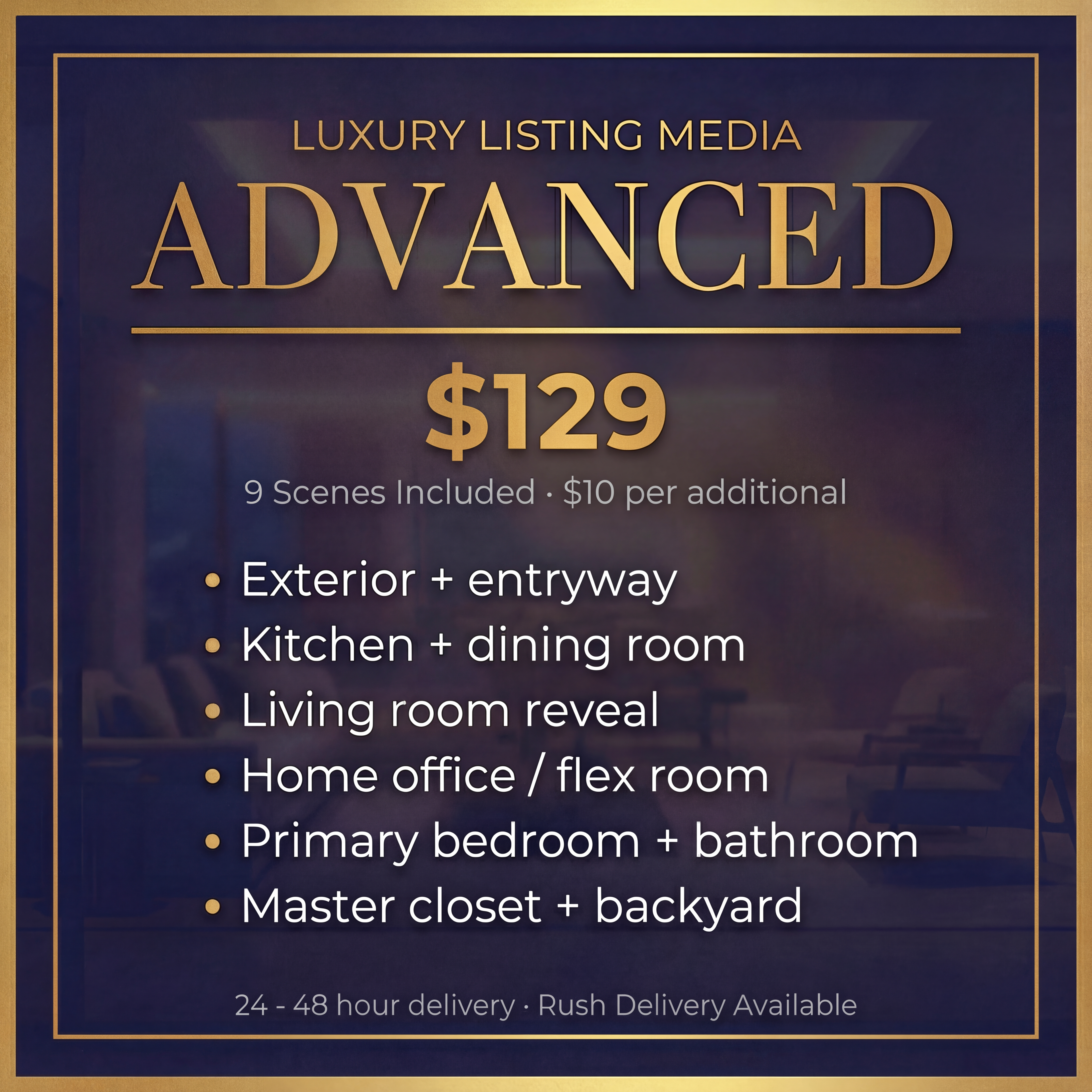 Advanced AI Cinematic Walkthrough + Virtual Staging