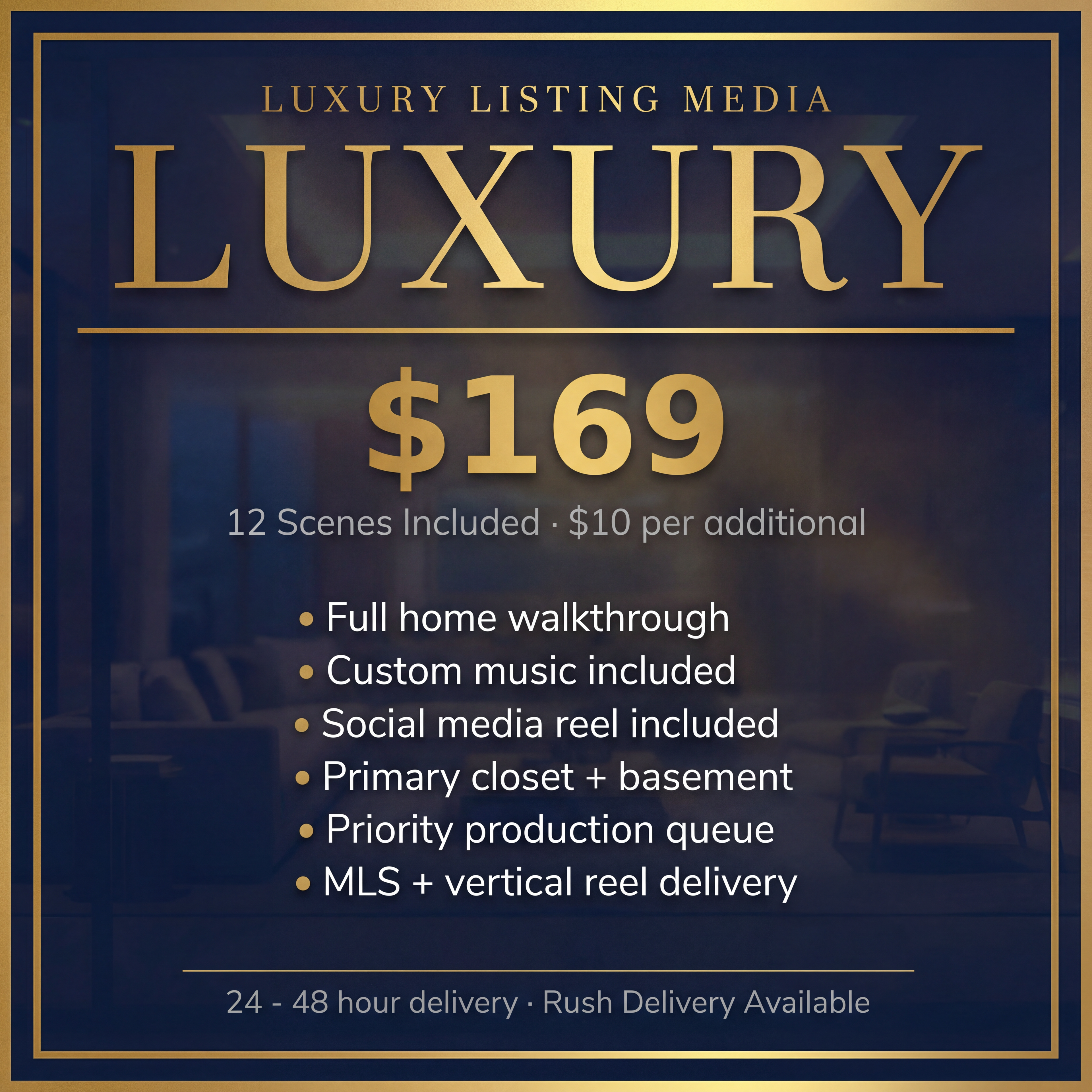 Luxury AI Cinematic Walkthrough + Virtual Staging